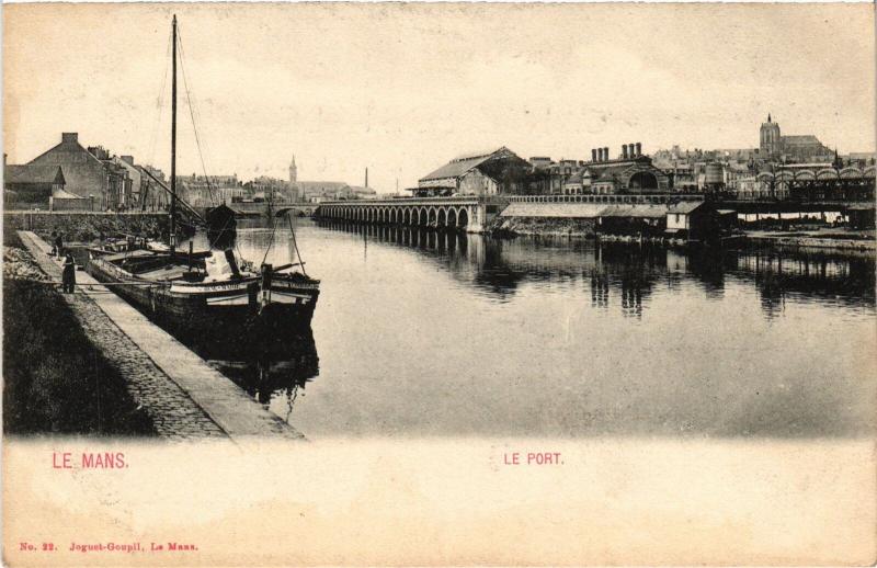 Carte postale ancienne Le Mans le Port au Mans