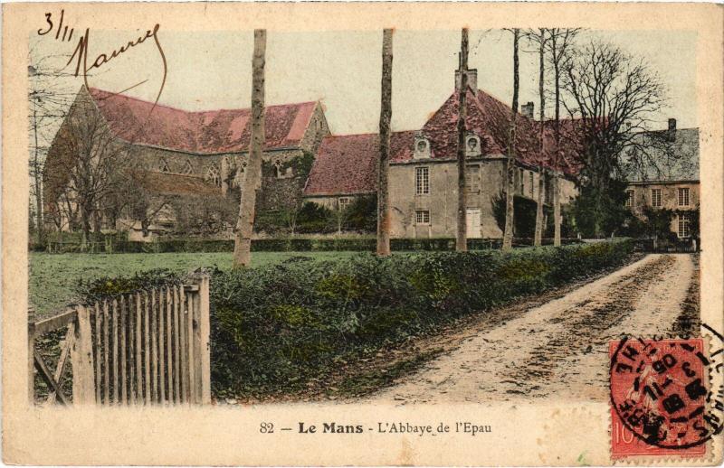 Carte postale ancienne Le Mans Abbaye de l'Epau au Mans