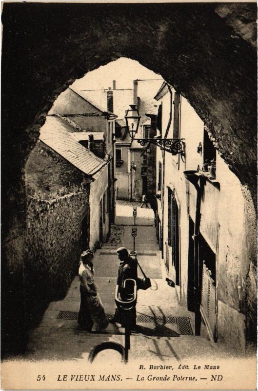 Carte postale ancienne Le Mans Grande Poterne au Mans