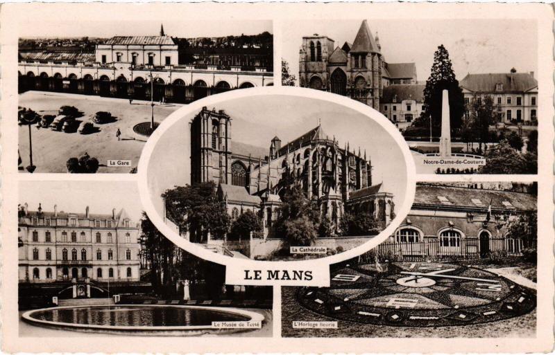Carte postale ancienne Le Mans souvenir au Mans