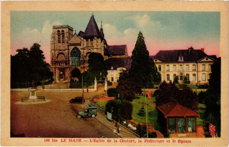 Carte postale ancienne Le Mans Eglise de la Couture au Mans