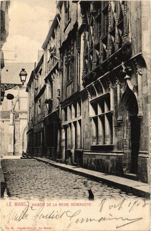 Carte postale ancienne Le Mans Maison de la Reine Berengere au Mans