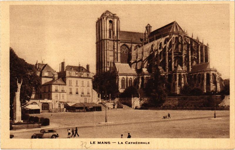 Carte postale ancienne Le Mans la Cathedrale au Mans