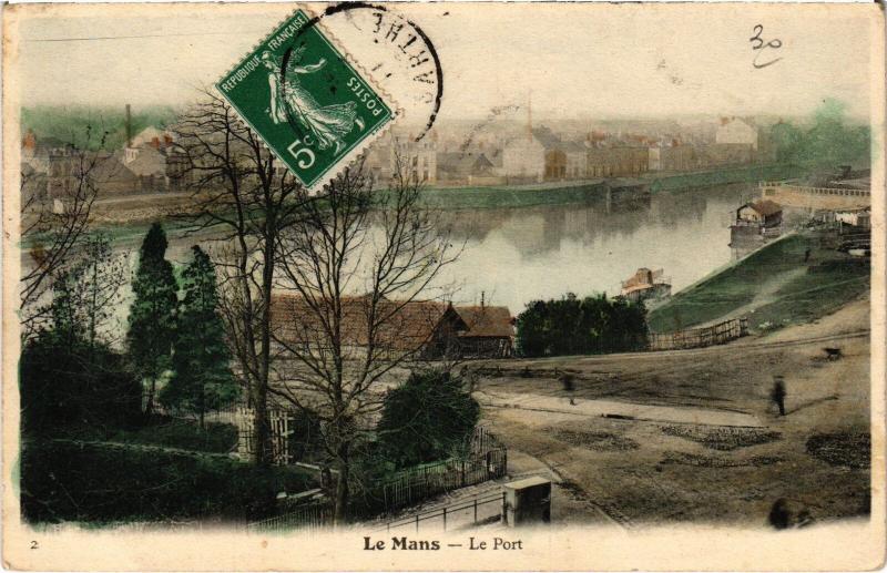 Carte postale ancienne Le Mans le Port au Mans