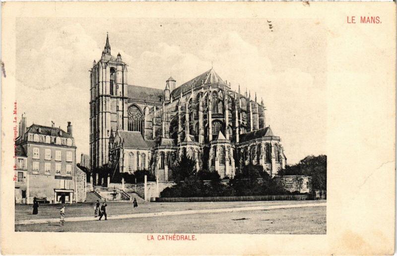 Carte postale ancienne Le Mans la Cathedrale au Mans