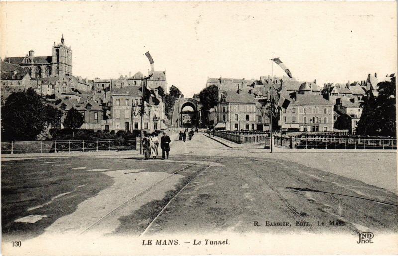 Carte postale ancienne Le Mans le Tunnel au Mans