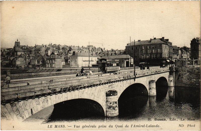 Carte postale ancienne Le Mans vue generale au Mans