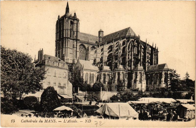 Carte postale ancienne Le Mans la Cathedrale au Mans
