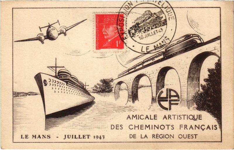 Carte postale ancienne Le Mans souvenir au Mans