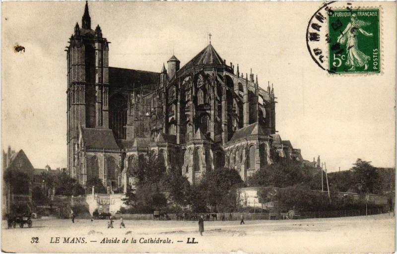 Carte postale ancienne Le Mans la Cathedrale au Mans