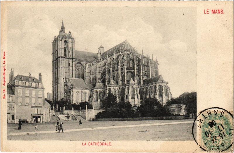 Carte postale ancienne Le Mans la Cathedrale au Mans
