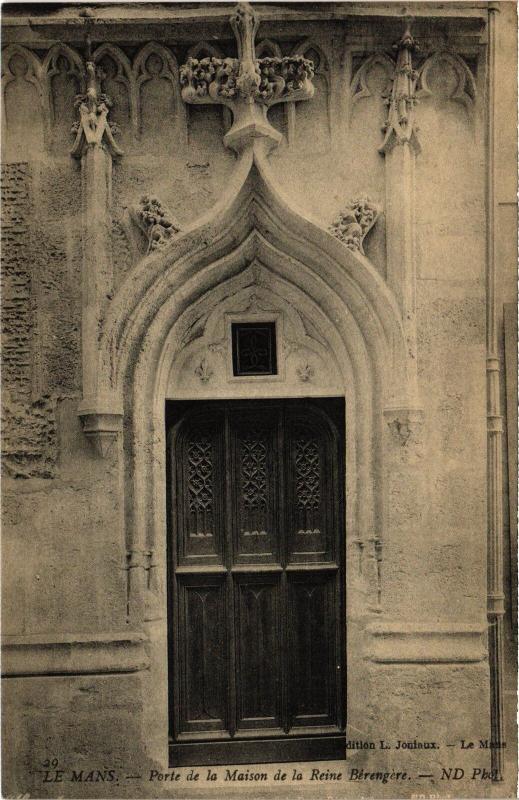 Carte postale ancienne Le Mans Maison de la Reine Berengere porte au Mans