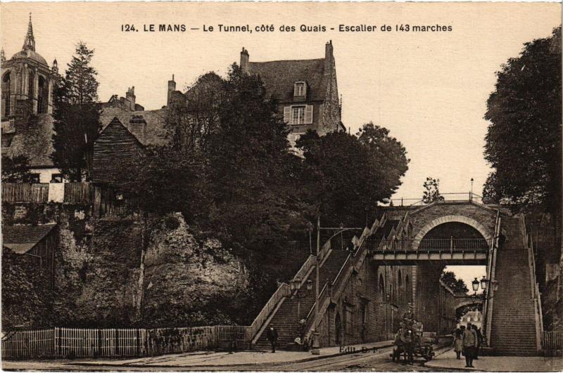 Carte postale ancienne Le Mans le Tunnel au Mans