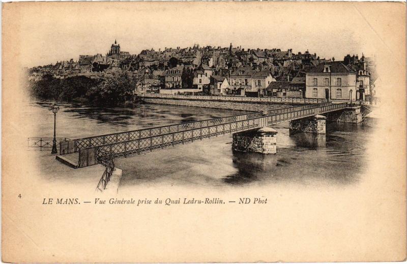 Carte postale ancienne Le Mans vue generale au Mans