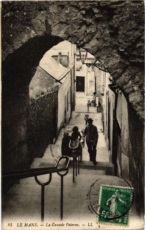 Carte postale ancienne Le Mans Grande Poterne au Mans