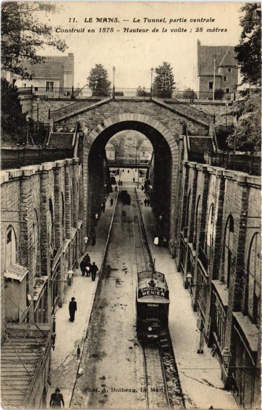 Carte postale ancienne Le Mans le Tunnel au Mans