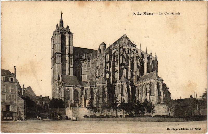 Carte postale ancienne Le Mans la Cathedrale au Mans