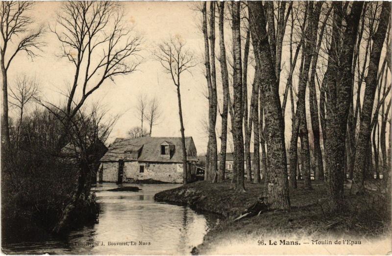 Carte postale ancienne Le Mans Moulin de l'Epau au Mans