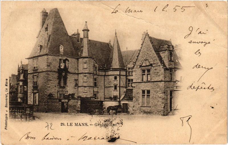 Carte postale ancienne Le Mans Grabatoire au Mans