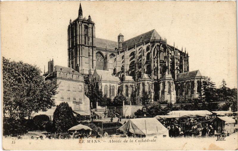 Carte postale ancienne Le Mans la Cathedrale au Mans