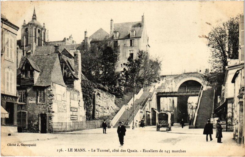 Carte postale ancienne Le Mans le Tunnel au Mans