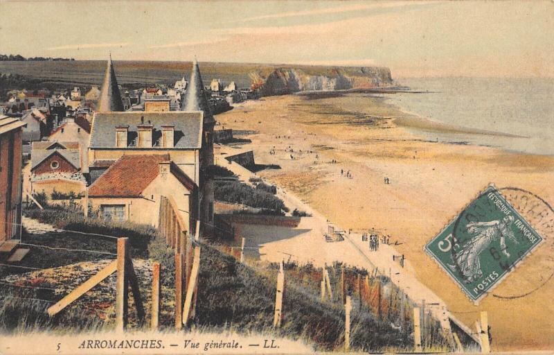 Carte postale ancienne Arromanches - Vue Generale