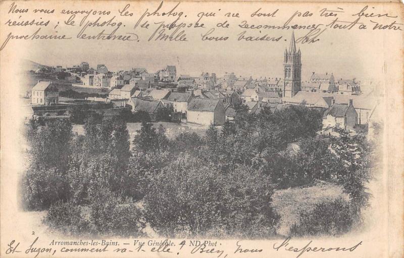 Carte postale ancienne Arromanches Les Bains - Vue Generale à Arromanches-les-Bains