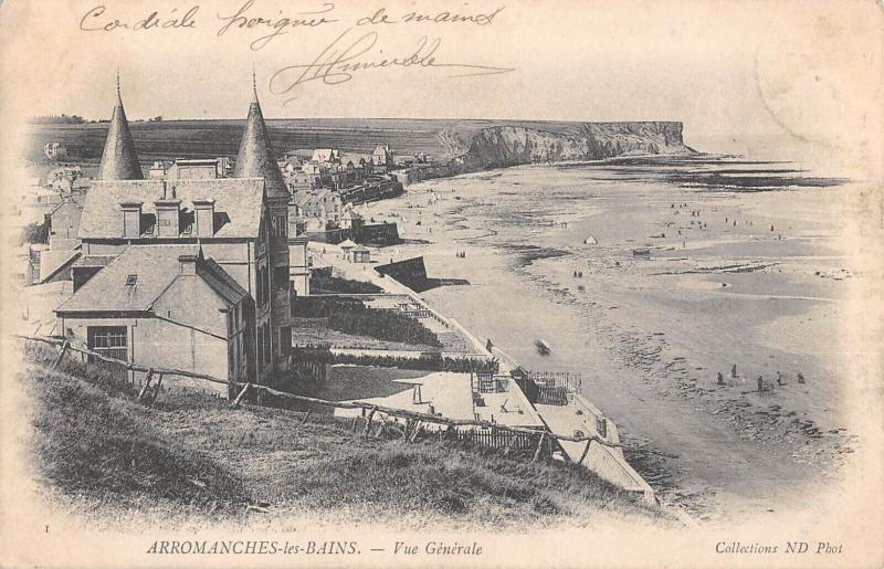 Carte postale ancienne Arromanches Les Bains - Vue Generale à Arromanches-les-Bains