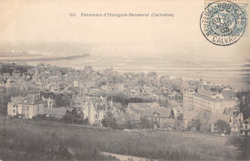 Carte postale ancienne Panorama D'Houlgate Beuzeval à Houlgate