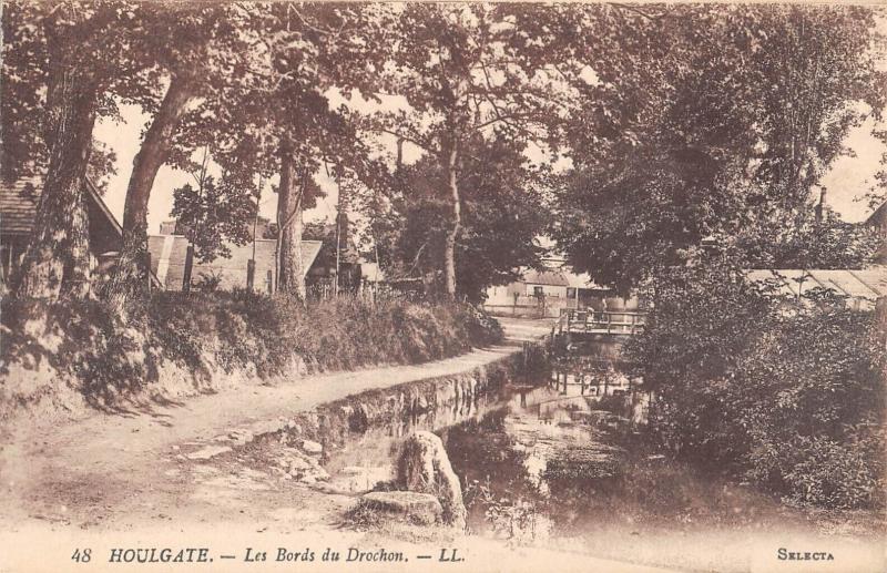 Carte postale ancienne Houlgate - Les Bords Du Drochon à Houlgate