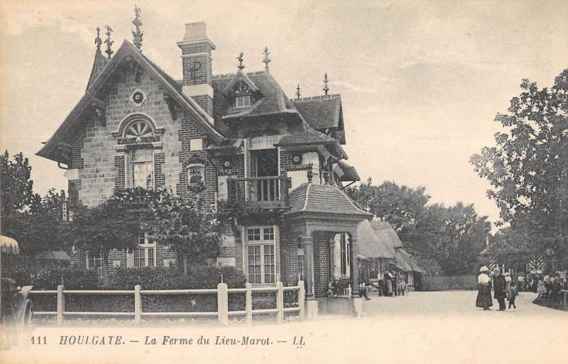 Carte postale ancienne Houlgate - La Ferme Du Lieu Marot à Houlgate