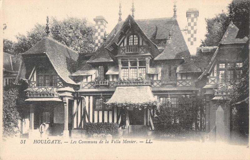 Carte postale ancienne Houlgate - Les Communs De La Villa Menier à Houlgate