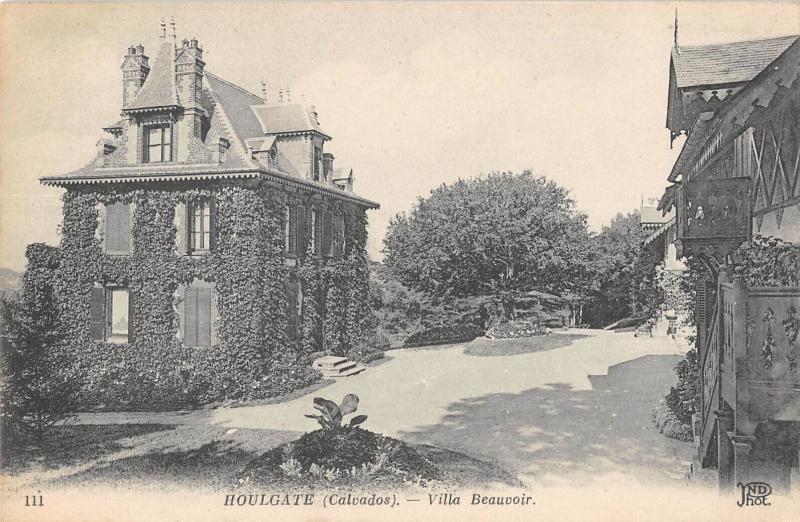 Carte postale ancienne Houlgate - Villa Beauvoir à Houlgate