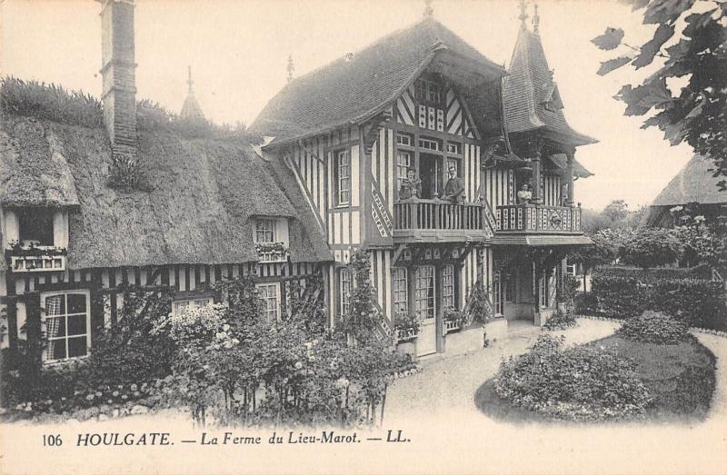Carte postale ancienne Houlgate - La Ferme Du Lieu Marot à Houlgate