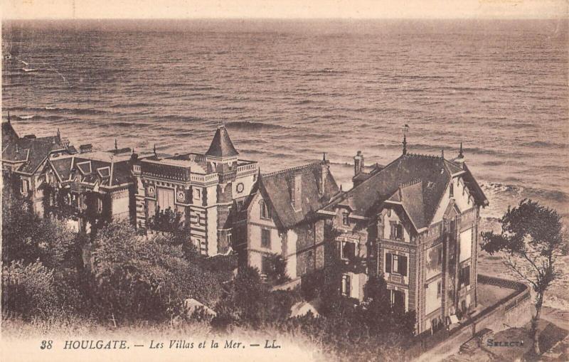 Carte postale ancienne Houlgate - Les Villas Et La Mer à Houlgate