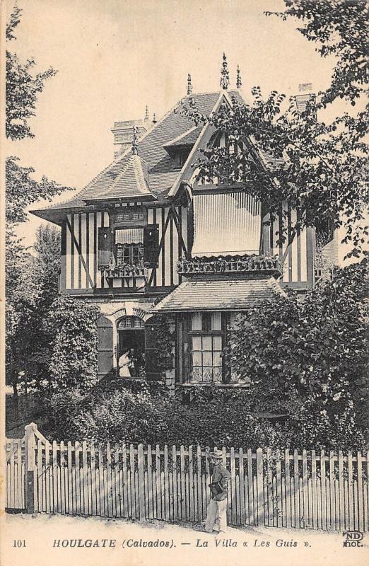 Carte postale ancienne Houlgate - La Villa Les Guis à Houlgate