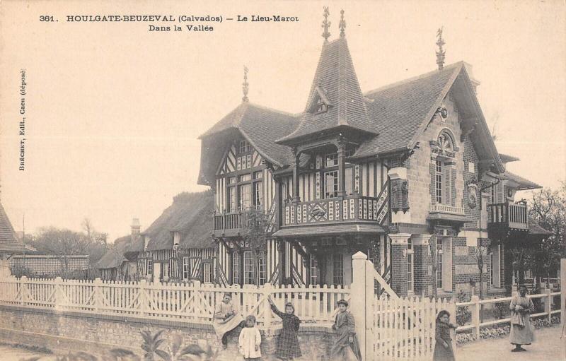 Carte postale ancienne Houlgate Beuzeval - Le Lieu Marot - Dans La Vallee à Houlgate