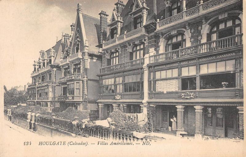 Carte postale ancienne Houlgate - Villas Americaines à Houlgate