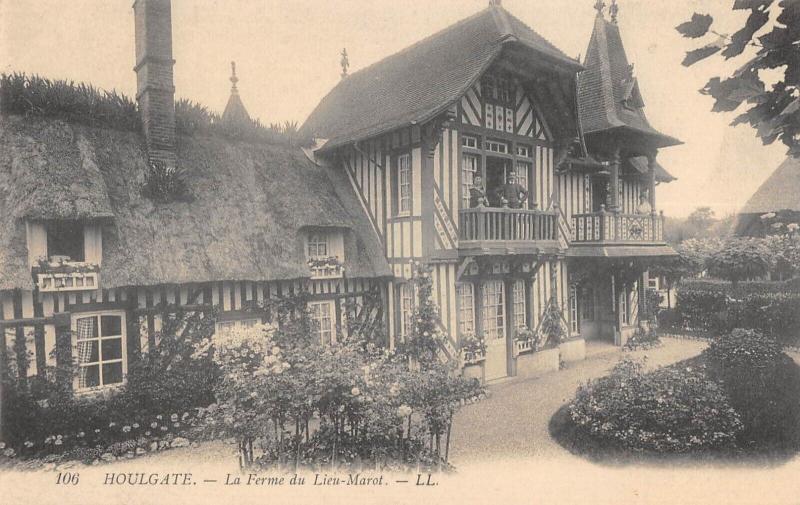 Carte postale ancienne Houlgate - La Ferme Du Lieu Marot à Houlgate
