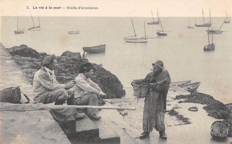 Carte postale ancienne La Vie A La Mer - Recits D'Aventures