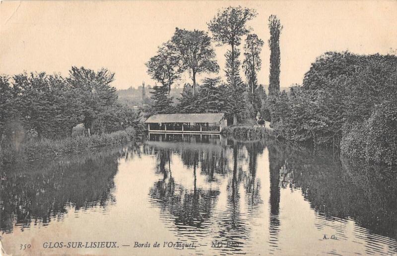 Carte postale ancienne Glos Sur Lisieux - Bords De L'Orbiquet à Lisieux