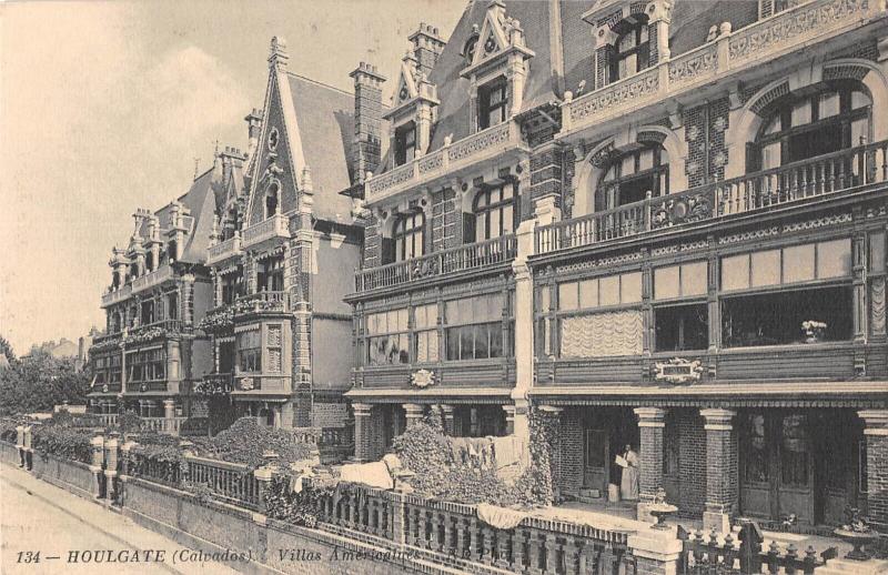 Carte postale ancienne Houlgate - Villas Americaines à Houlgate
