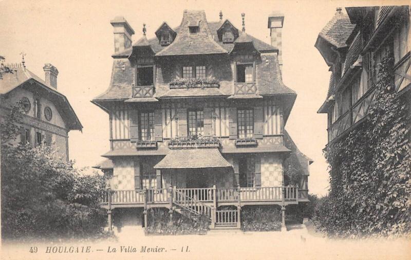 Carte postale ancienne Houlgate - La Villa Menier à Houlgate