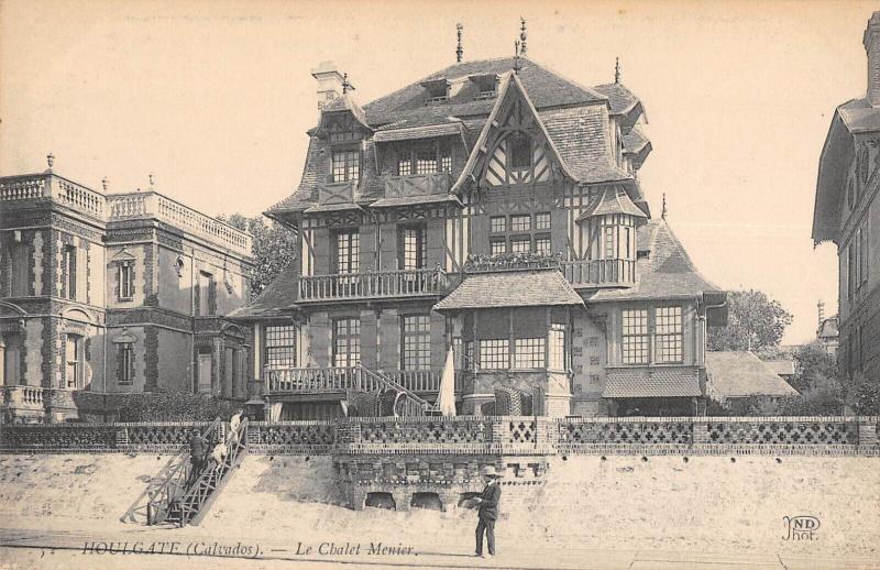 Carte postale ancienne Houlgate - Le Chalet Menier à Houlgate