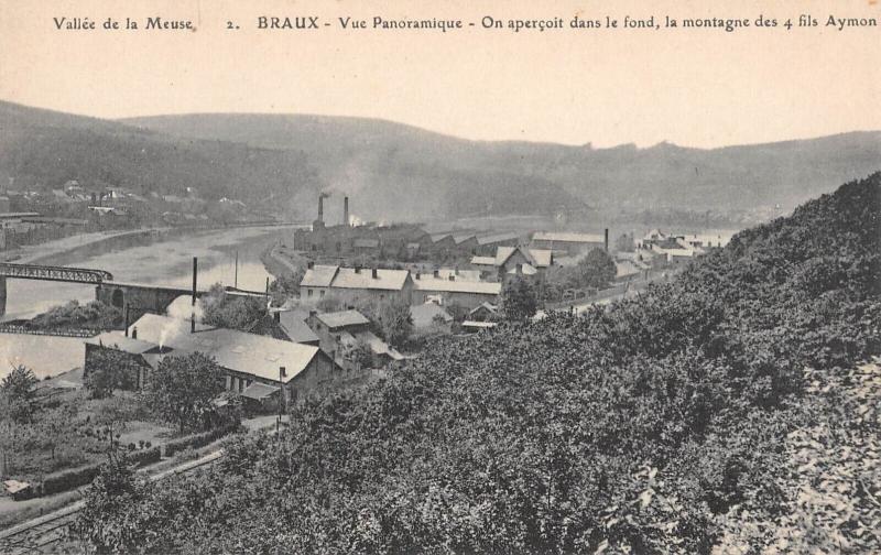 Carte postale ancienne Braux - Vue Panoramique