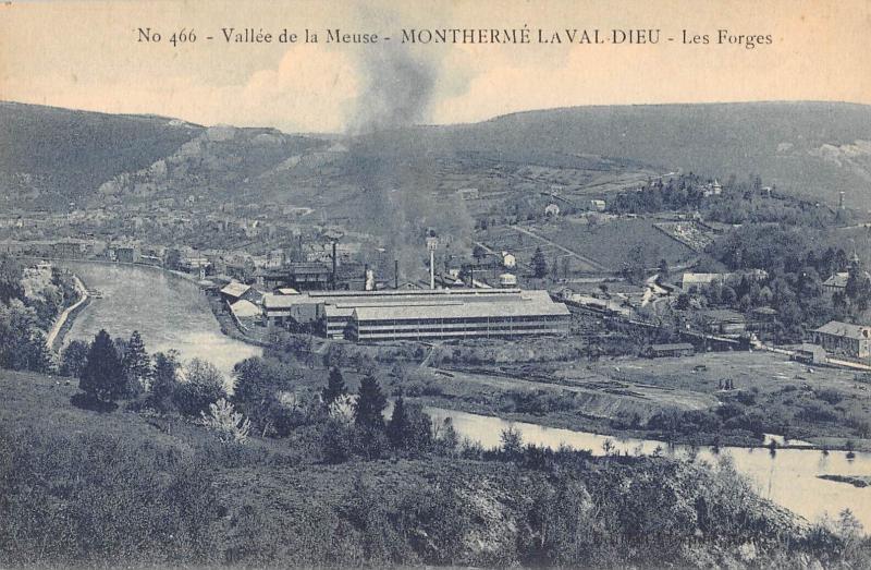Carte postale ancienne Montherme Laval Dieu - Les Forges