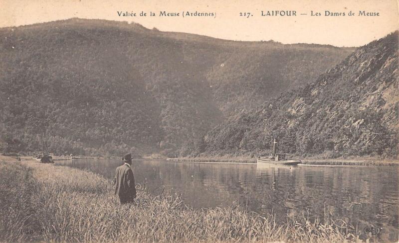 Carte postale ancienne Laifour - Les Dames De Meuse à Laifour