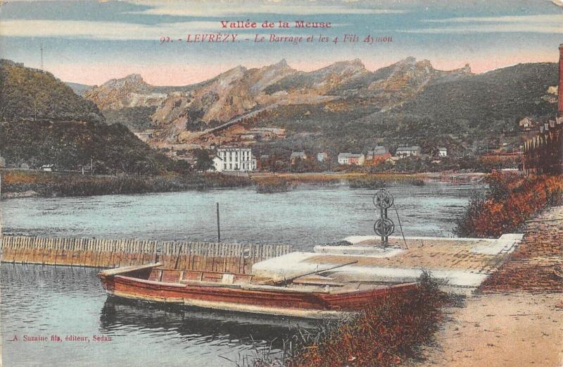 Carte postale ancienne Levrezy - Le Barrage Et Les 4 Fils Aymon