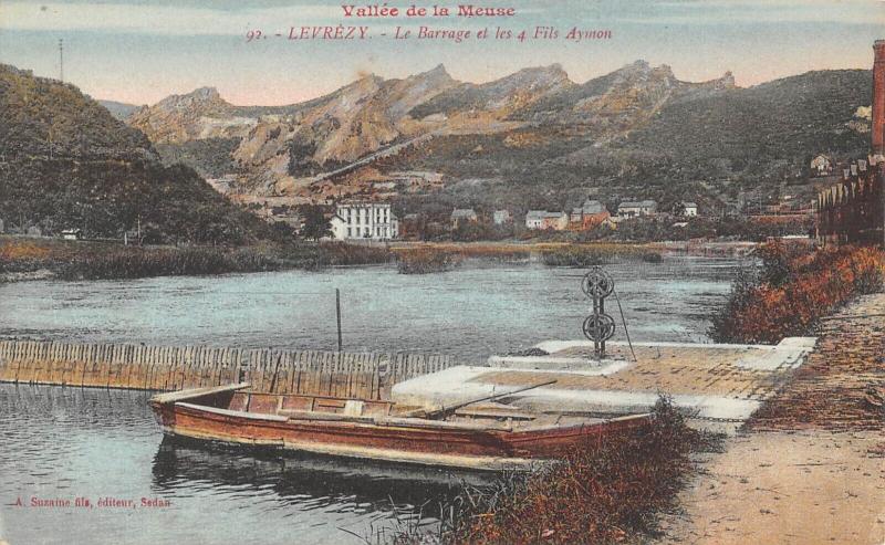 Carte postale ancienne Levrezy - Le Barrage Et Les 4 Fils Aymon