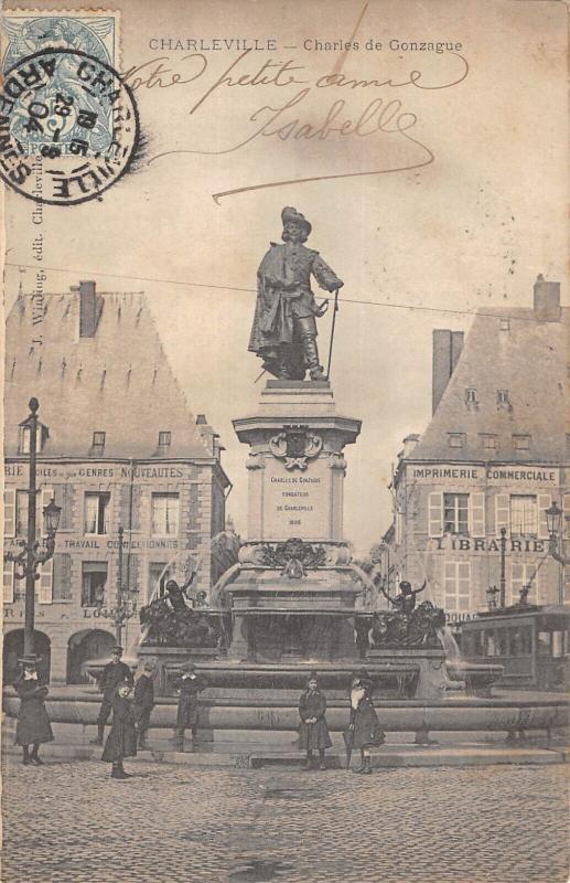 Carte postale ancienne Charleville - Charles De Gonzague